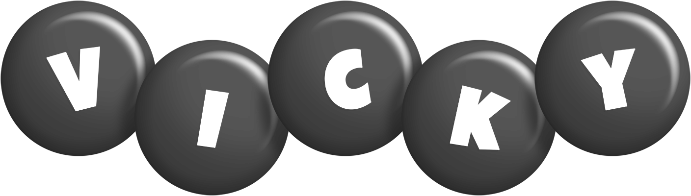 Vicky candy-black logo