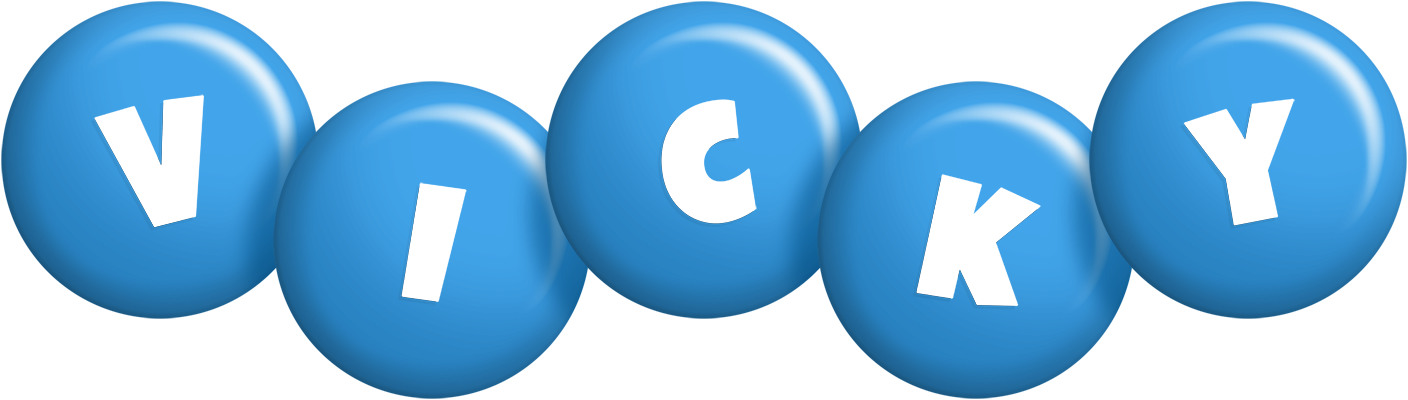 Vicky candy-blue logo