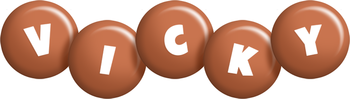 Vicky candy-brown logo