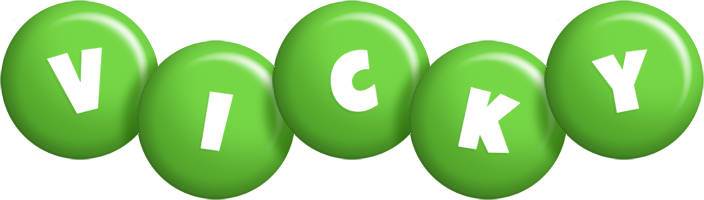 Vicky candy-green logo