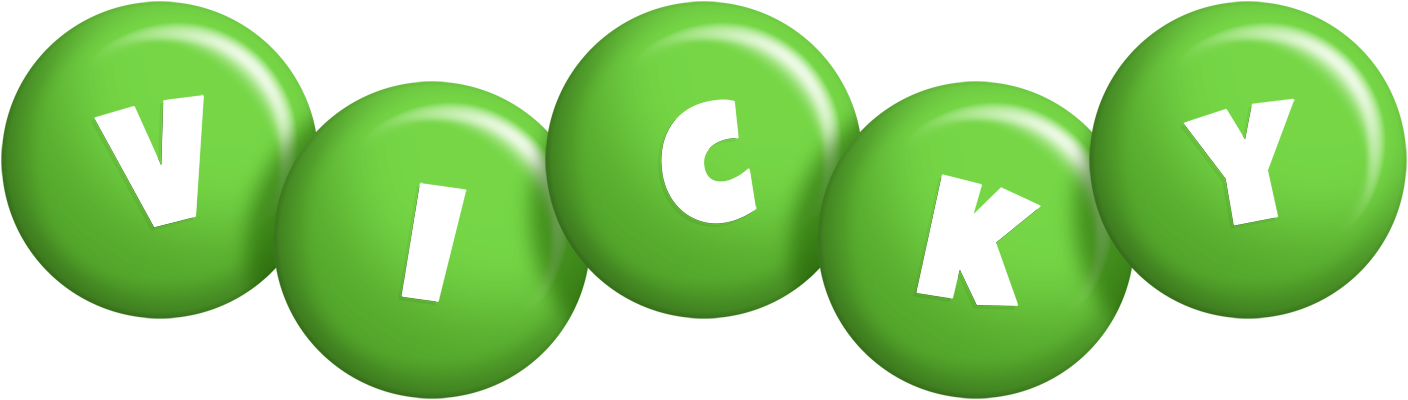 Vicky candy-green logo