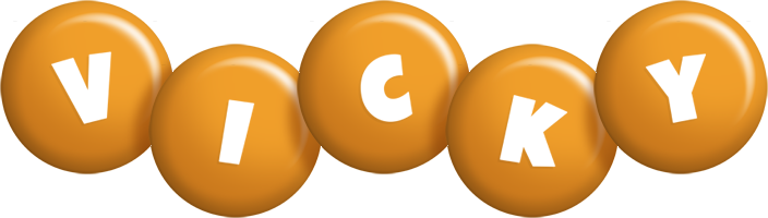 Vicky candy-orange logo