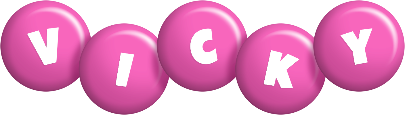 Vicky candy-pink logo