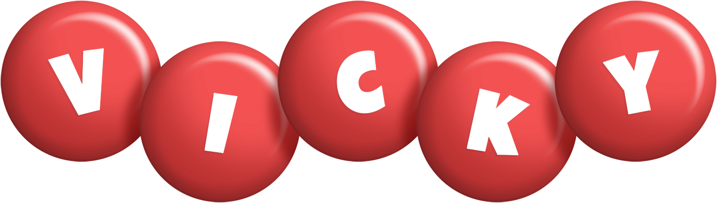Vicky candy-red logo