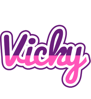 Vicky cheerful logo