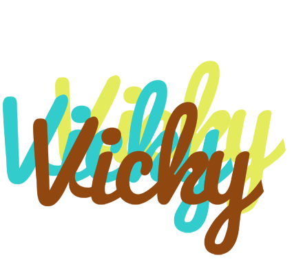 Vicky cupcake logo