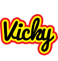 Vicky flaming logo