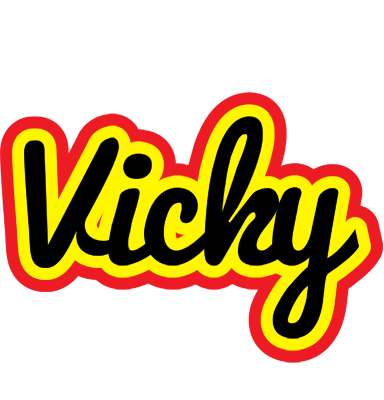 Vicky flaming logo
