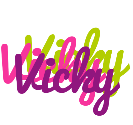 Vicky flowers logo
