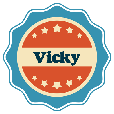 Vicky labels logo