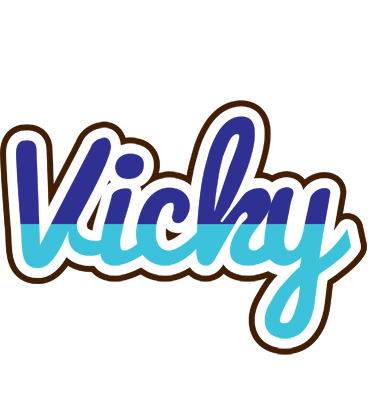 Vicky raining logo