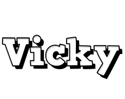 Vicky snowing logo