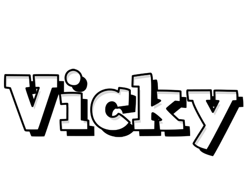 Vicky snowing logo