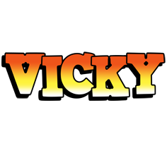 Vicky sunset logo