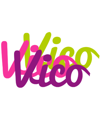 Vico flowers logo