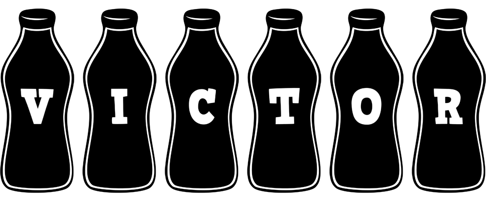 Victor bottle logo