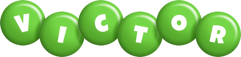 Victor candy-green logo