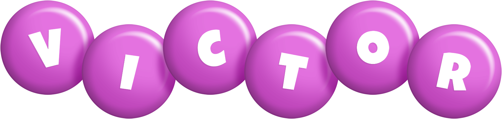 Victor candy-purple logo