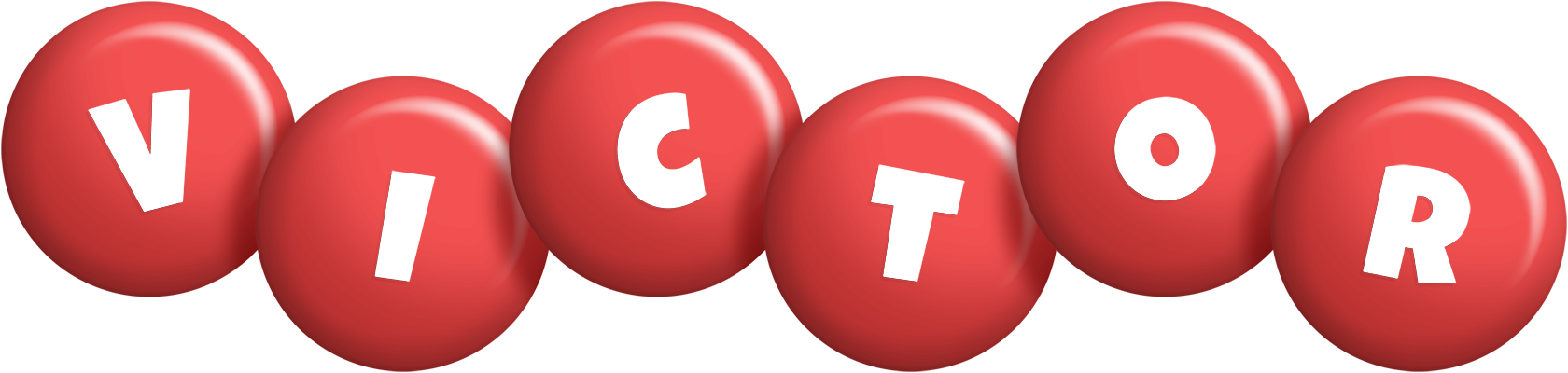 Victor candy-red logo