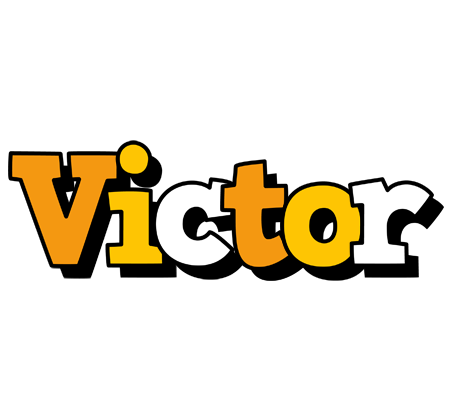 Victor cartoon logo