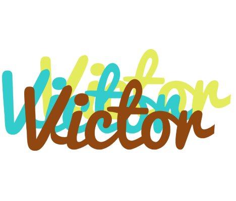 Victor cupcake logo
