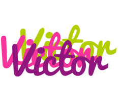 Victor flowers logo