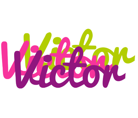 Victor flowers logo