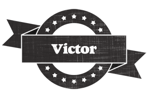 Victor grunge logo