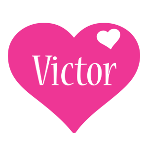 Victor love-heart logo