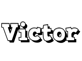 Victor snowing logo