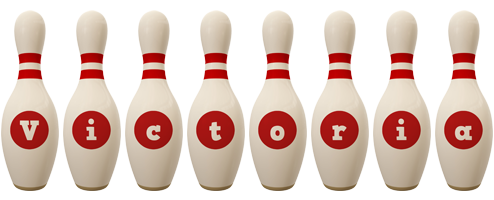 Victoria bowling-pin logo