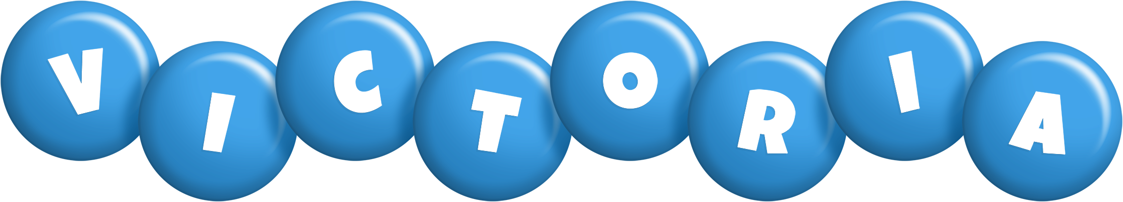 Victoria candy-blue logo