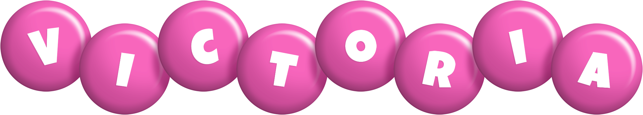 Victoria candy-pink logo