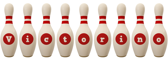 Victorino bowling-pin logo