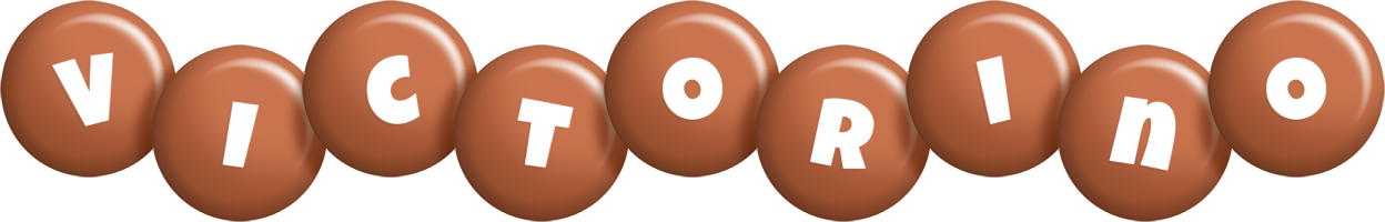 Victorino candy-brown logo