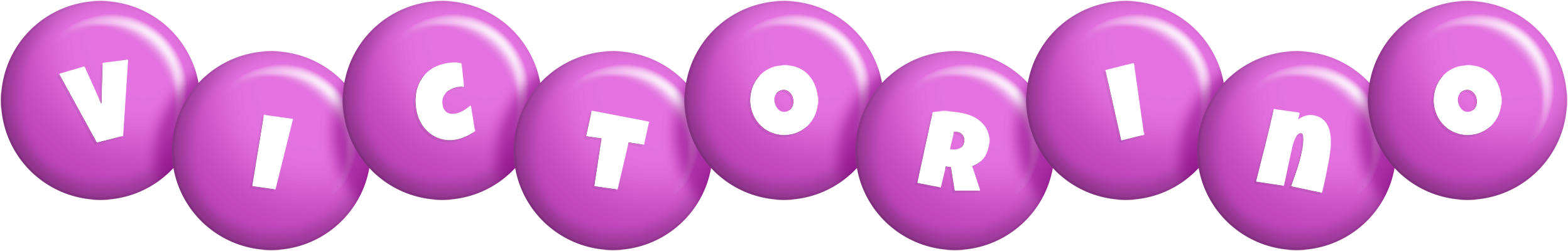 Victorino candy-purple logo