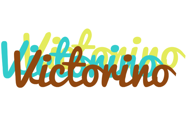 Victorino cupcake logo