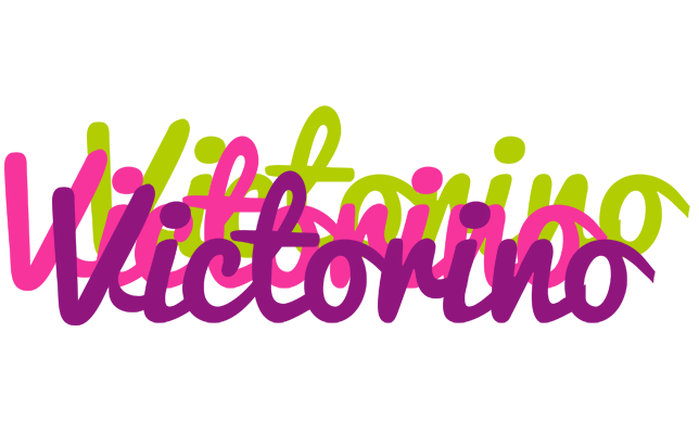 Victorino flowers logo