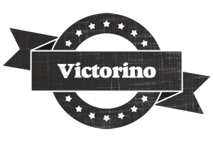 Victorino grunge logo