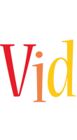 Vid birthday logo