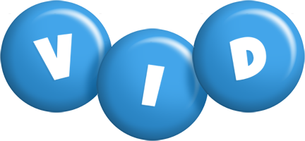 Vid candy-blue logo