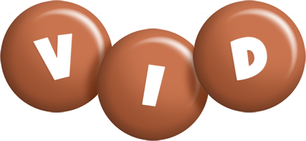 Vid candy-brown logo