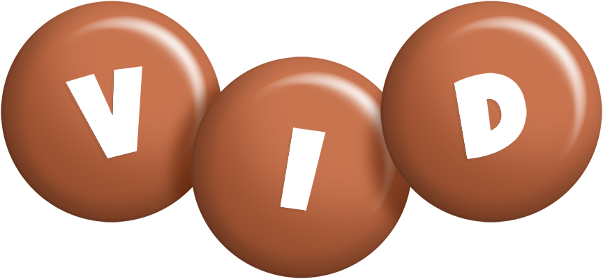 Vid candy-brown logo