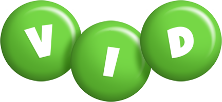 Vid candy-green logo