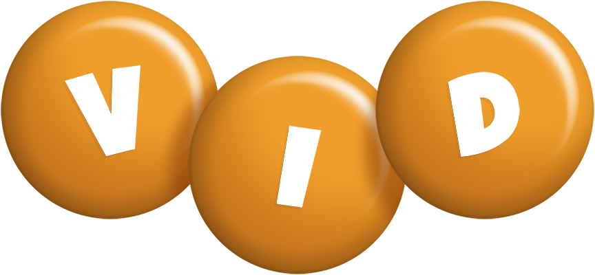 Vid candy-orange logo