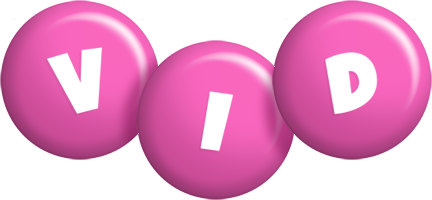 Vid candy-pink logo
