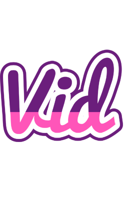Vid cheerful logo