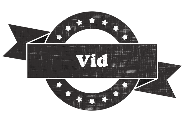 Vid grunge logo