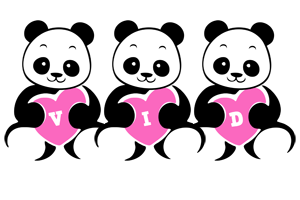 Vid love-panda logo