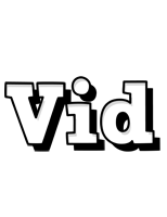 Vid snowing logo